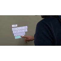 3d全息納米投影膜.無框雷達多點觸控系統