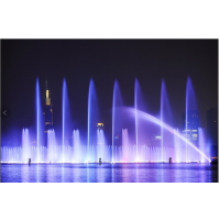景區創意燈光水秀方案、燈光水秀制作廠家